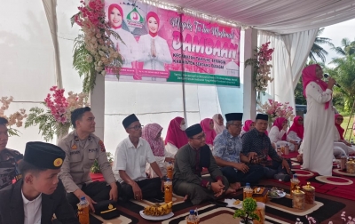 Tingkatkan Imtaq dan Adab Keluarga, MTMD Sergai Gelar Pengajian dan Pasar Murah