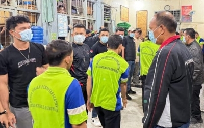 Rutan Kelas II Sibuhuan Dirazia TNI-Polri, Berbagai Barang Terlarang Disita