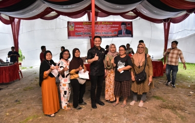 David Roni Ganda Sinaga Sosialisasikan Perda Perlindungan dan Pengembangan UMKM