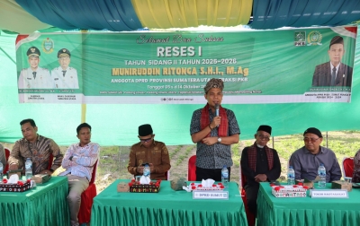 Serap Aspirasi Warga Relokasi Madani,  Muniruddin Ritonga Dorong Kemandirian Desa dan Pertambangan Legal