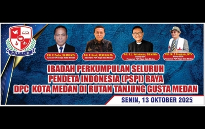 Aksi Sosial PSPI-Raya ke Rutan Tanjung Gusta Tuhan Sanggup Menolong, Jangan Berbuat Dosa Lagi
