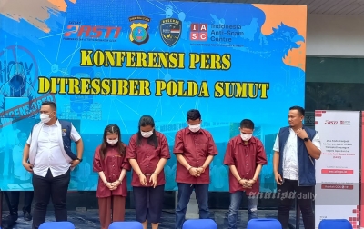 Ayah Raline Shah Jadi Korban 'Scammer' Rp 254 Juta, Polda Sumut Ringkus 4 Tersangka Sindikat Penipuan