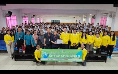 WeLoveU Gelar Gerakan Clean WORLD Sedunia di Medan, Libatkan 150 Siswa SMP W.R. Supratman