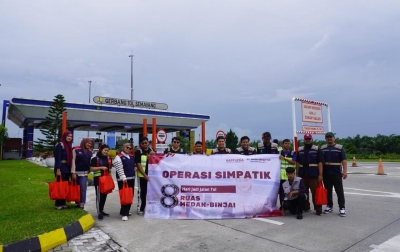 8 Tahun Tol Medan-Binjai, MBT Gencarkan Aksi Simpatik dan Kampanye Keselamatan