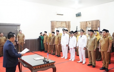 Bupati Putra Mahkota Lantik 53 Pejabat Administrator dan Pengawas