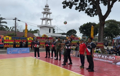 Turnamen Bola Voli Antar Pelajar Meriahkan HUT ke-80 Brimob, Dibuka Kompol Bima Anggalaksana