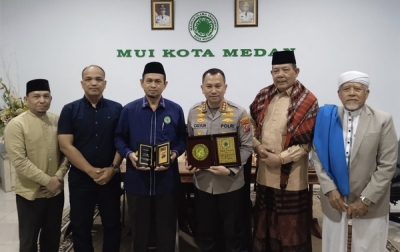 Silaturahmi Ke MUI Medan, Kapolrestabes: Polisi Pelayan Masyarakat