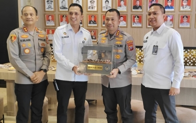 Perkuat Sinergitas,  Kapolrestabes Terima Kunjungan Ka Rutan Medan