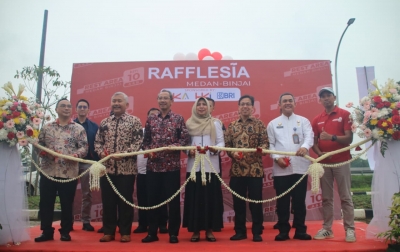 Opening Rest Area KM 10 Tol Medan-Binjai, Kembangkan UMKM Lokal dan Tingkatkan Kenyamanan Berkendara