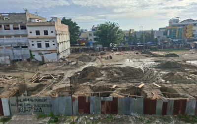 Pembangunan di Eks Hotel Garuda Plaza Ganggu Ketentraman Warga, Dinas PKPCKTR Medan Diminta Hentikan