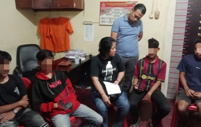 Polres Langkat Tangkap 2 Pelaku Kekerasan Fisik yang Viral di Medsos