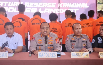 Polres Langkat Ungkap 8 Kasus Curanmor Selama Operasi Kancil Toba 2025