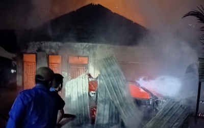 1 Unit Rumah Terbakar di Tanjungmorawa,  Seorang Mahasiswi Kedokteran Tewas