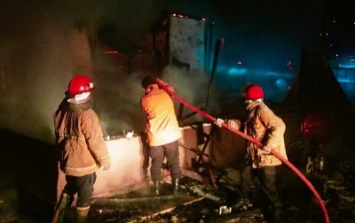 Rumah Situmorang di Sidikalang Terbakar