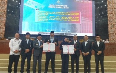 Gubsu dan DPRD Tandatangani KUA PPAS R-APBD 2026