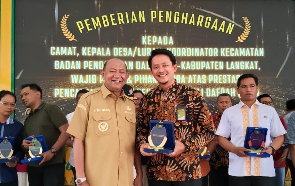 Pertamina EP Pangkalan Susu Raih Penghargaan Wajib Pajak Teladan