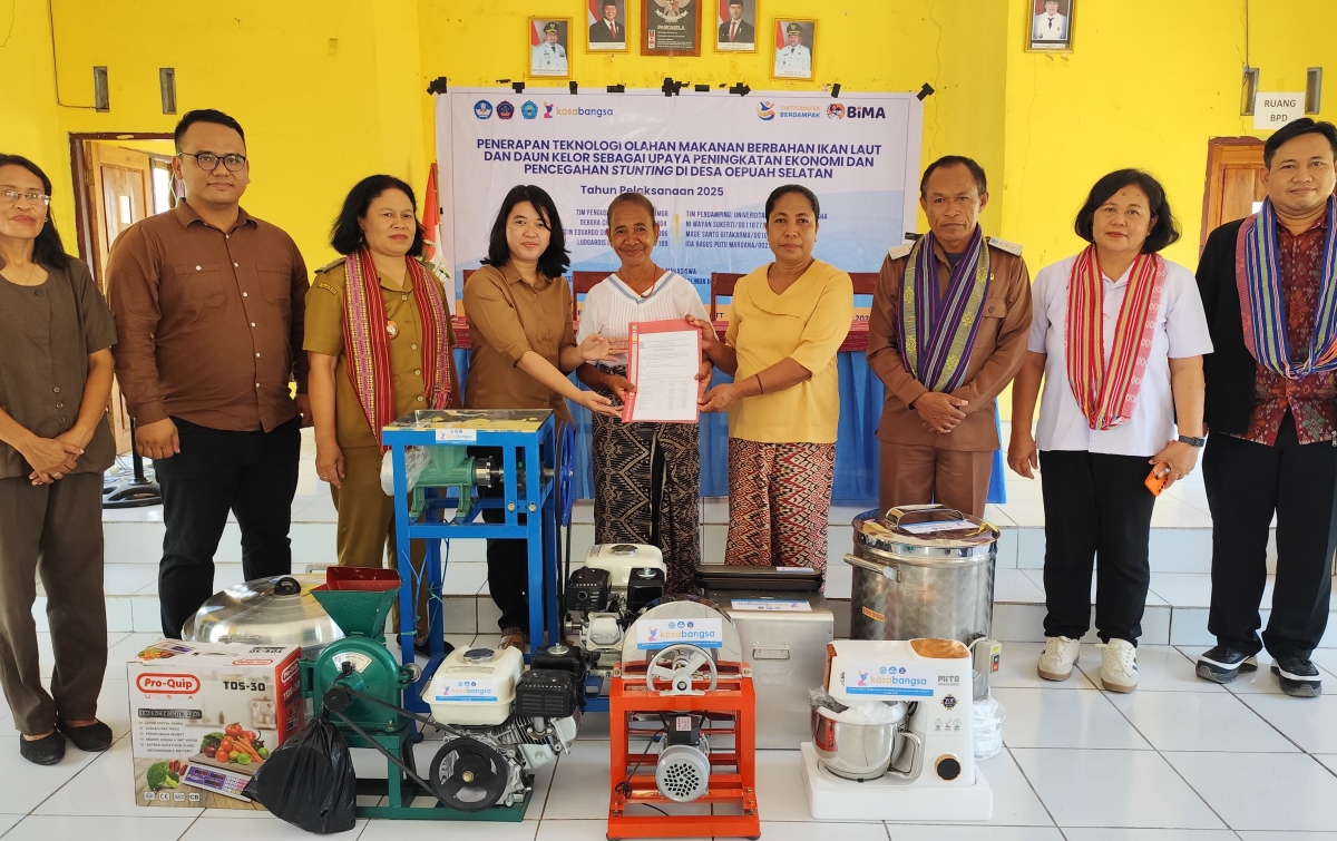 Lewat Program Kosabangsa, Unimor dan Undiksha Dorong Inovasi Gizi dan Ekonomi Warga Perbatasan