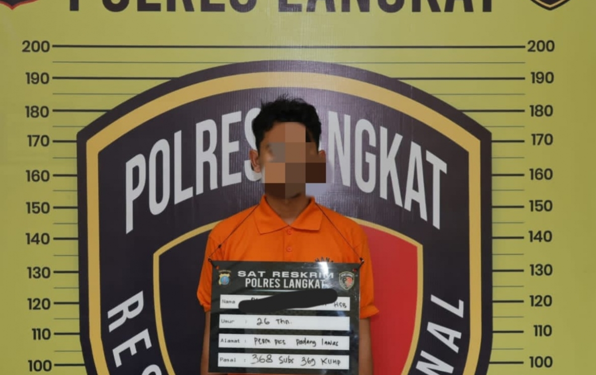 Sat Reskrim Polres Langkat Ringkus Pelaku Pemerasan dan Pengancaman Mahasiswi