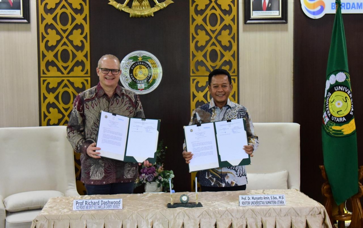 MoU dengan Coventry University London, USU Perkuat Jejaring Internasional