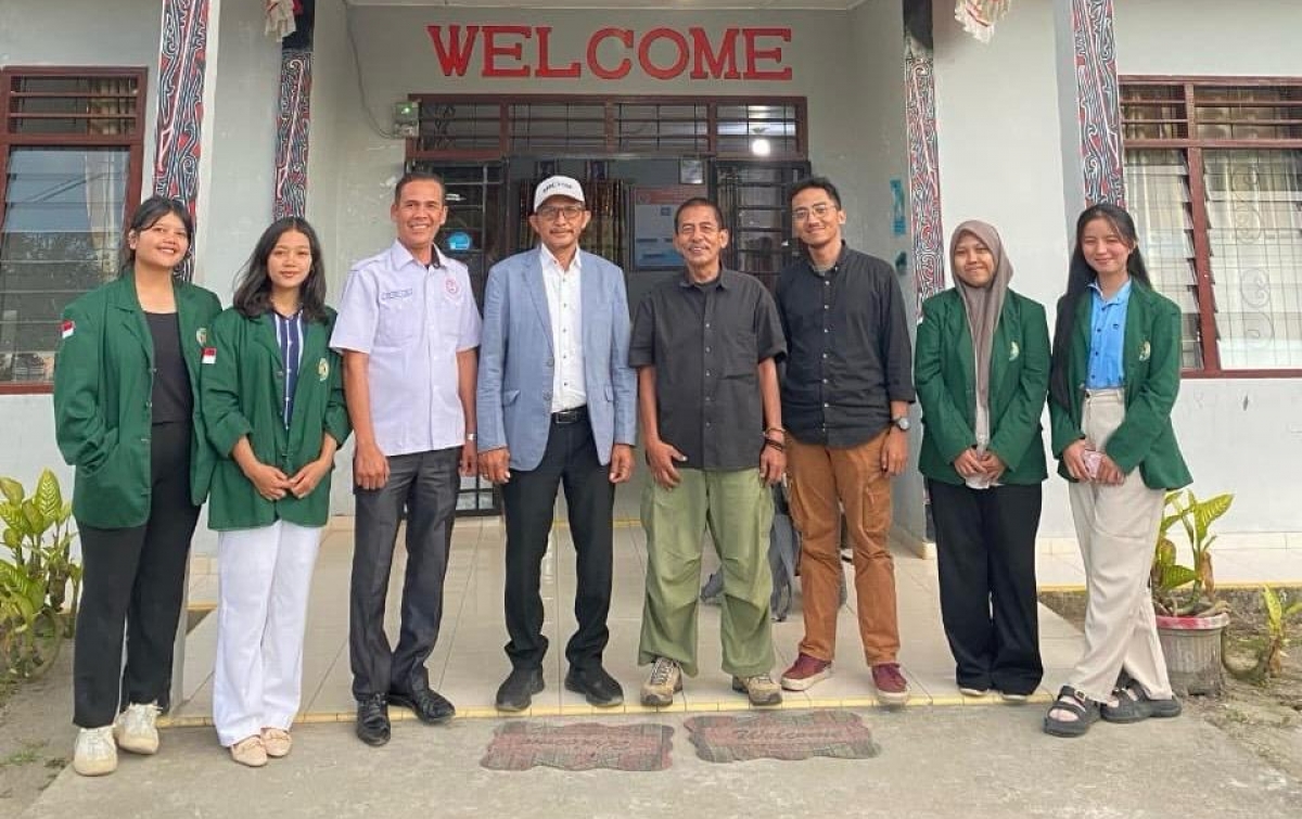 LPPM USU Bangun Ketangguhan Warga Desa Siponjot Lewat Pendidikan dan Konservasi Alam