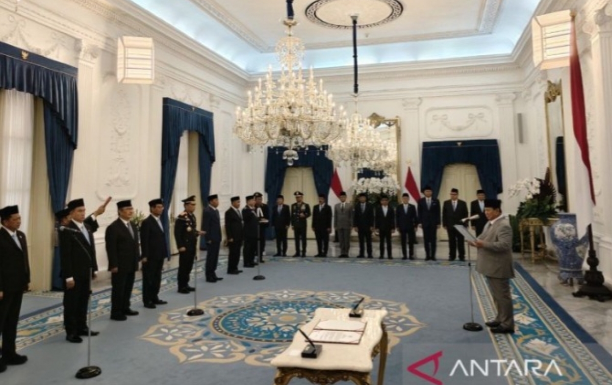 10 Anggota Komite Reformasi Polri Dilantik Prabowo