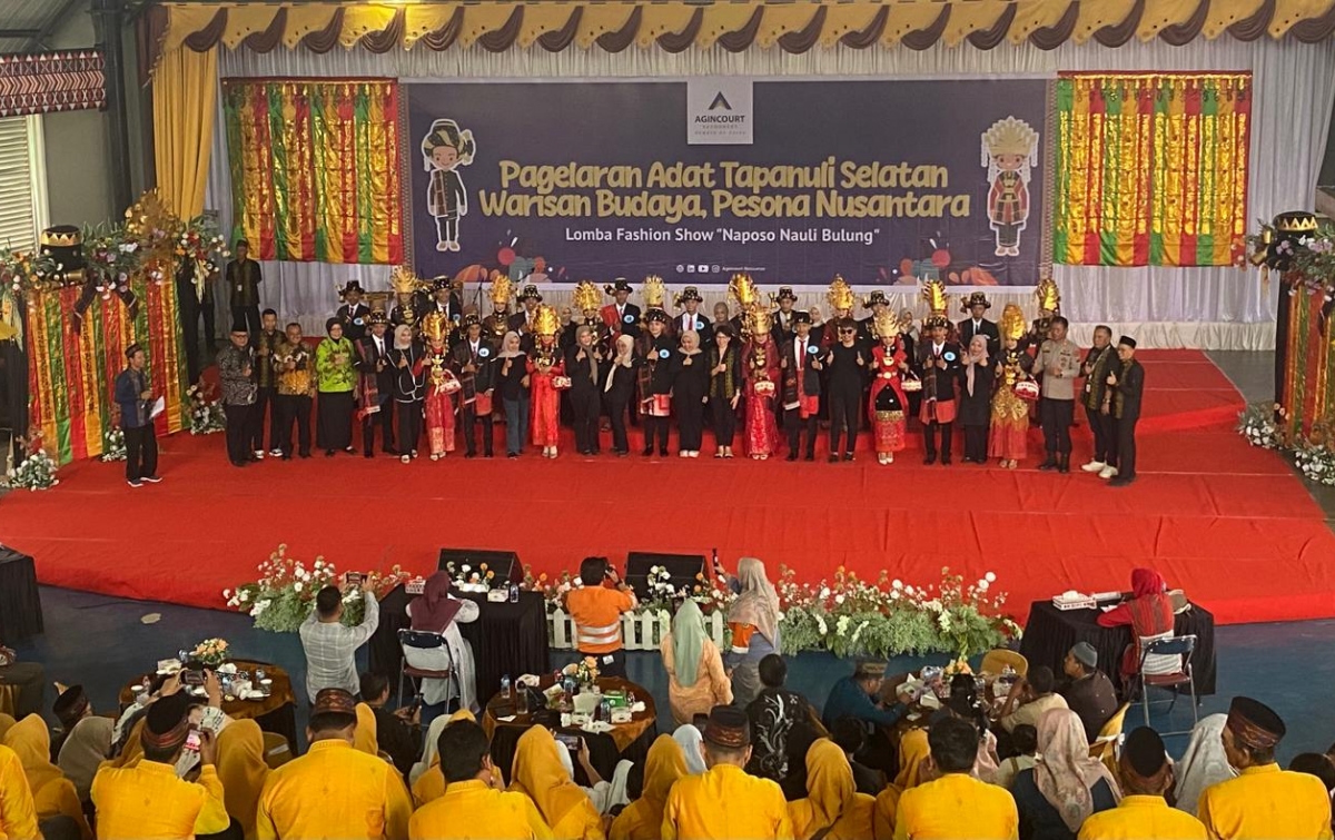 PT Agincourt Resources Dukung Pelestarian Adat dan Budaya Tapanuli Selatan Melalui Pagelaran Budaya di Batang Toru