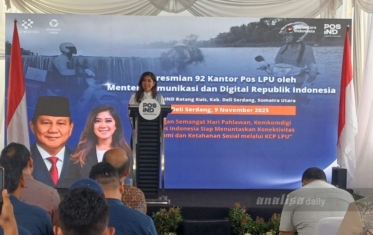 Mendekatkan Layanan ke Masyarakat, Menkomdigi Resmikan 92 KCP LPU