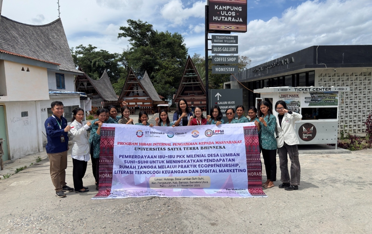 Dosen FEB Universitas ST Bhinneka Berdayakan Ibu-Ibu PKK Desa Lumban Suhi-Suhi Toruan