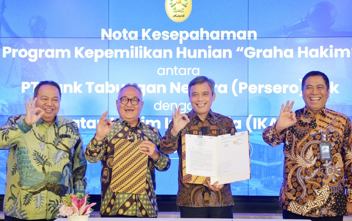 Gandeng IKAHI, BTN Sediakan Fasilitas  Kredit Perumahan untuk Hakim
