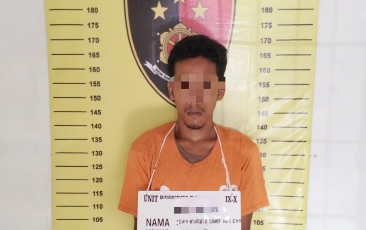 Polsek Na IX-X Tangkap Pengedar Sabu di Desa Kampung Pajak