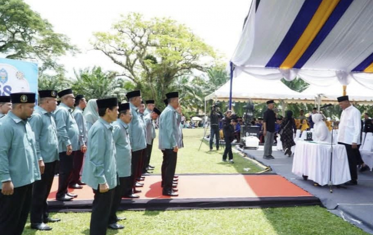 Bupati Afandin Lepas Pawai Taaruf dan Lantik Dewan Hakim MTQ Ke-58 Langkat