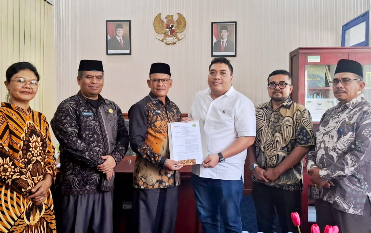 Bawaslu Madina - Kemenag Teken MoU, Perkuat Program “Bawaslu Mengajar” dan Pengawasan Partisipatif