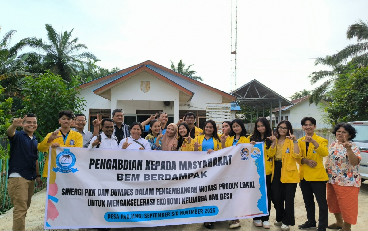IBK Indonesia Laksanakan Pengabdian Masyarakat di Desa Panjang, Dorong Ekonomi Lokal Berbasis Teknologi Ramah Lingkungan
