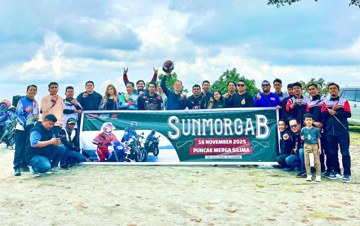 Yamaha Aerox Alpha Turbo Sedot Perhatian Peserta Sunmorgab Medan