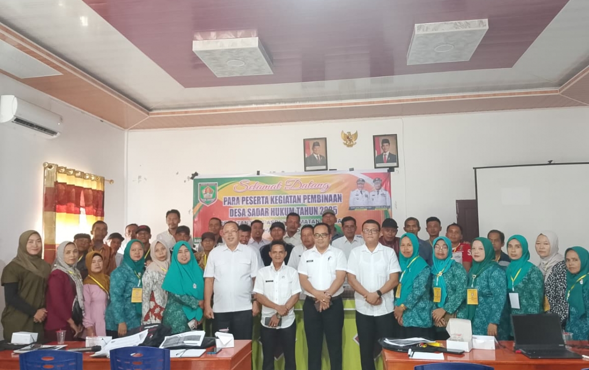 Desa Tanjung Asri Sosialisasi Pembinaan Sadar Hukum 