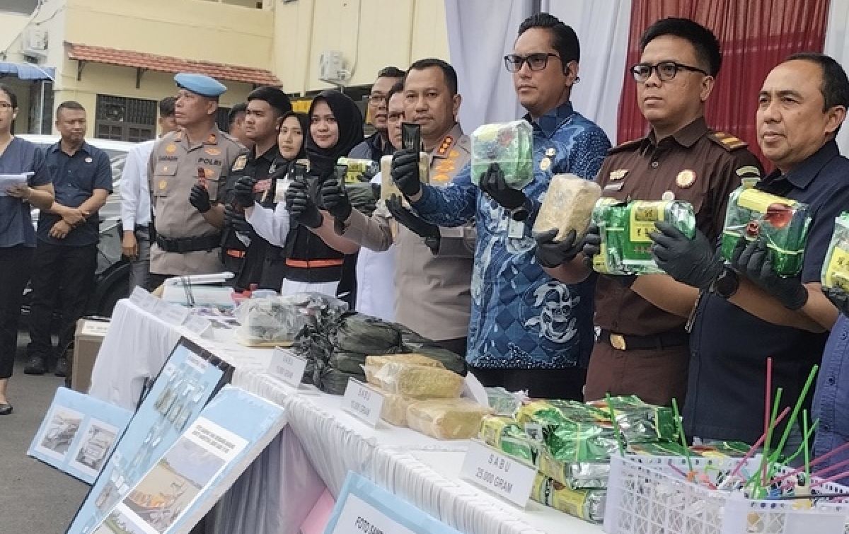 Dalam 42 Hari, Polrestabes Medan Sita 60 Kg Sabu