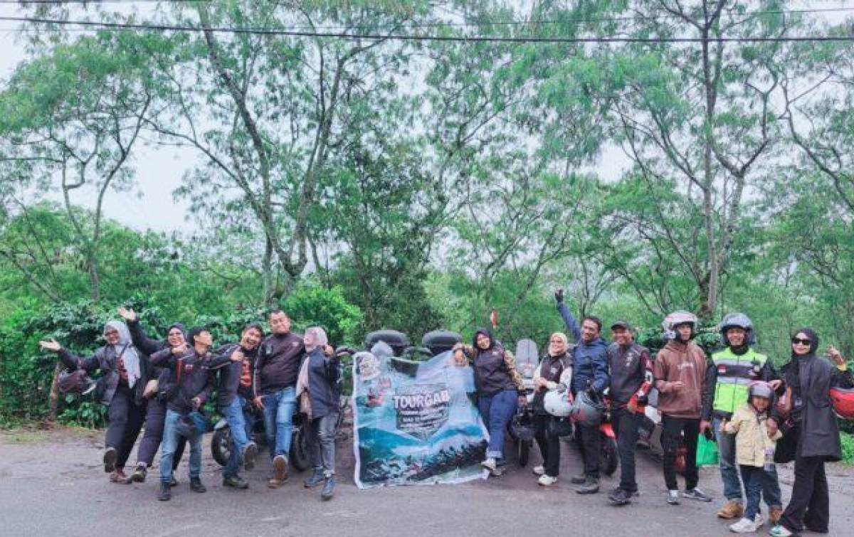 HPCI Medan Chapter Touring Road to Takengon, Tembus Hujan Lebat Gunung Salak, Solidaritas Jadi Kunci Keberhasilan