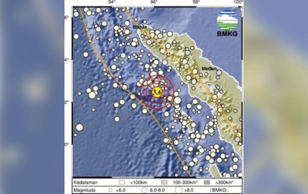Gempabumi Tektonik M6,3 di Simeulue Aceh, Tak Berpotensi Tsunami