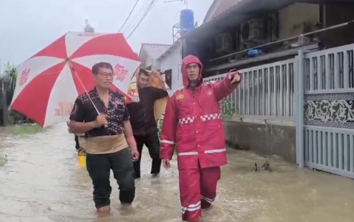 Hujan Deras, Ratusan Rumah Terendam Banjir di Tanjungmorawa