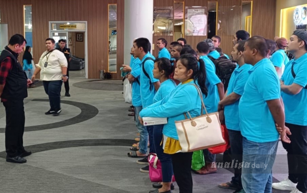 Malaysia Terus Lakukan Deportasi, Kali Ini 74 WNI Tiba di Bandara Kualanamu