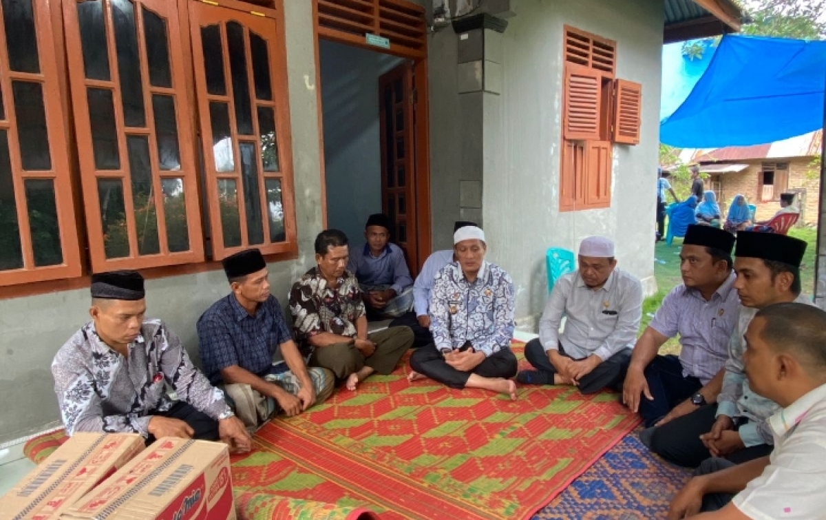 Sampaikan Duka Cita Mendalam, Wabub Achmad Fauzan Kunjungi Keluarga Korban