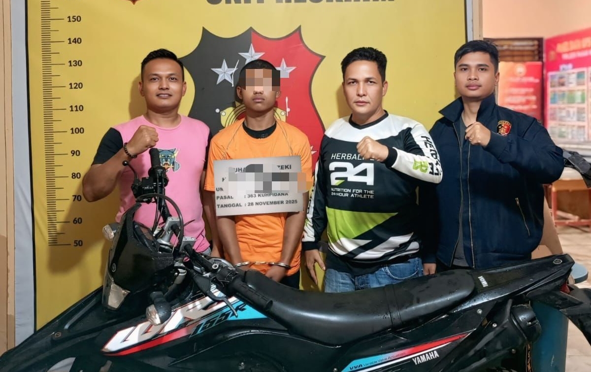 Polsek Panai Hilir Tangkap Pelaku Curanmor Kurang dari 24 Jam