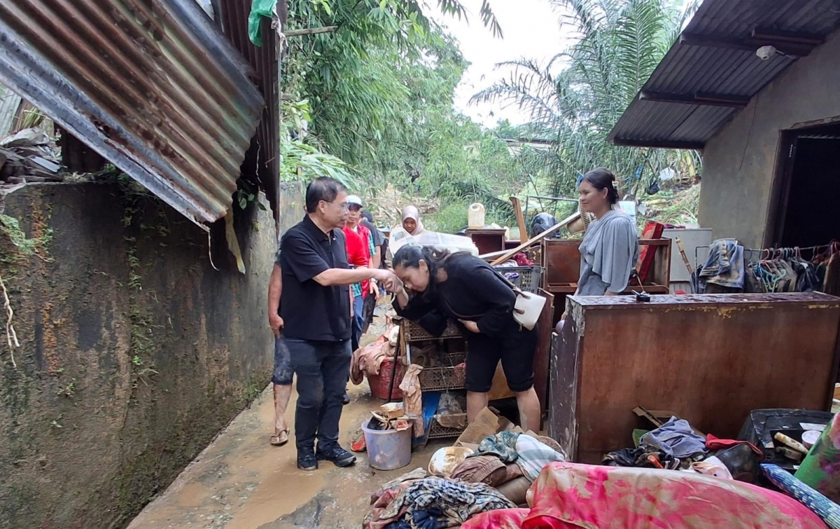 Banjir Siklon Senyar Merendam Medan dan Deli Serdang, Dapur Umum PAMAS Sofyan Tan Penyelamat Ratusan Warga