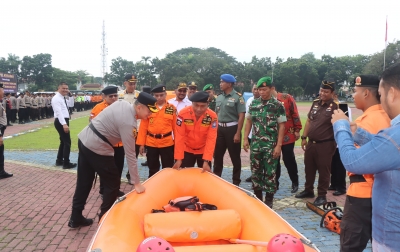 Antisipasi Bencana Alam, Polresta Deliserdang Apel Kesiapan Tanggap Darurat Hidrometeorologi 2025