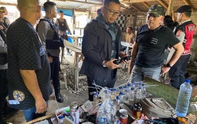 Polrestabes Medan Gerebek Sarang Narkoba Pria Laut Sunggal