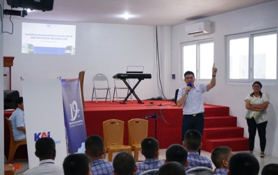 KAI Bandara Gencarkan Sosialisasi Keselamatan Kereta Api di Batang Kuis Sumut