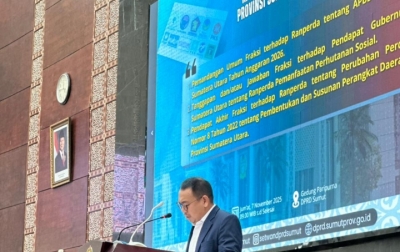 APBD 2026 Sumut Merosot di Bawah Rp12 Triliun, PDIP: Bukti Kemandirian Fiskal Gagal