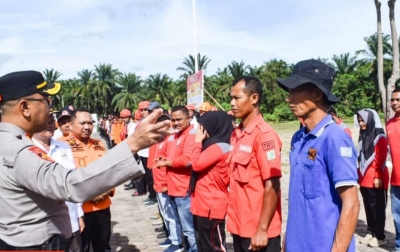 Kapolres Palas  Minta Petugas dan Relawan Bergerak Cepat