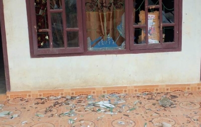 Rumah Kades Parbuluan 6 Dirusak Warga
