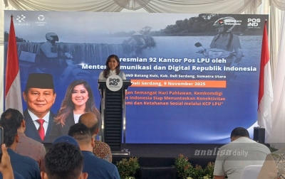 Mendekatkan Layanan ke Masyarakat, Menkomdigi Resmikan 92 KCP LPU
